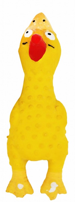 Orgo Yellow Duck Shaped Dog Toy