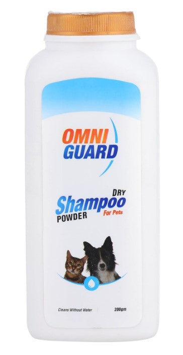 Omni Guard Pet Shampoo Powder Lavender Scent 200gr