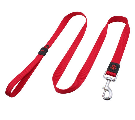 Doco Large Red Nylon Dog Leash (120x2.5cm)