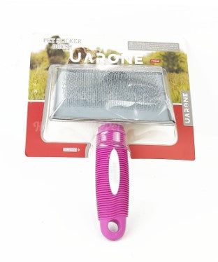 Uarone Pink Pet Slicker Brush (4x13x22cm)