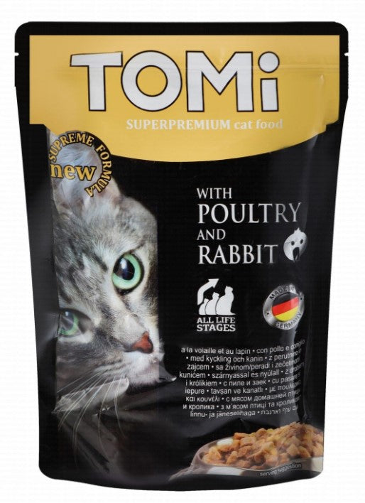 tomi wet food with chicken&rabbit for cat 100gr