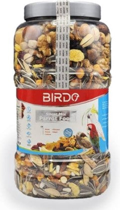 Birdo Silver Mix Bird Food for Macaws  Amazons  African Greys  Cockatoos & Senegals1000 gr