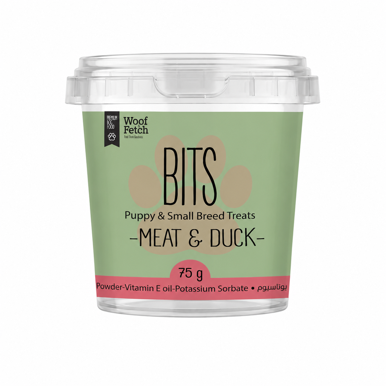 Woof & Fetch Bits meat & duck 75g