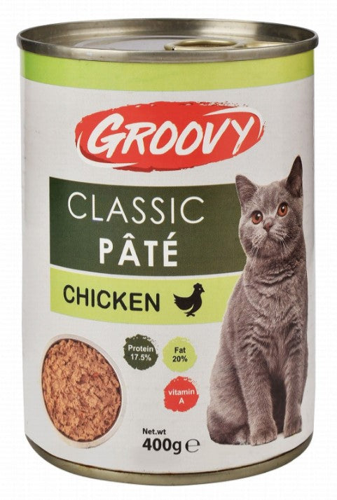 Groovy Classic Cat Pate with Chicken400 gr