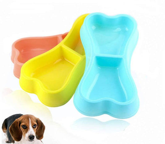 big  bone shape pet bowl