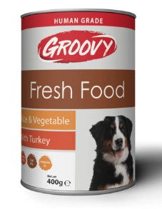Groovy Classic Dog Pate with Rice Vegetables Turkey