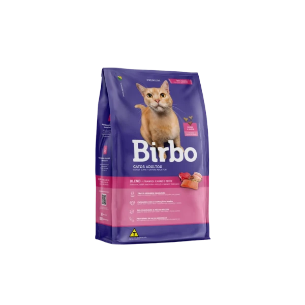 Birbo dry food with chicken & beef & fish for cat 25k