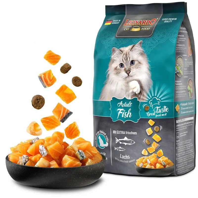 leonardo  dry cat food with fish1.8kg