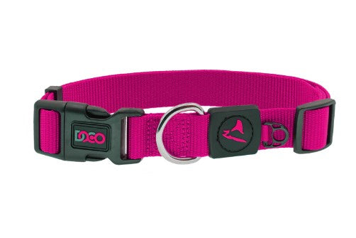 Doco O-Ring Small Pink Nylon Dog Collar (28-43x1.5cm)