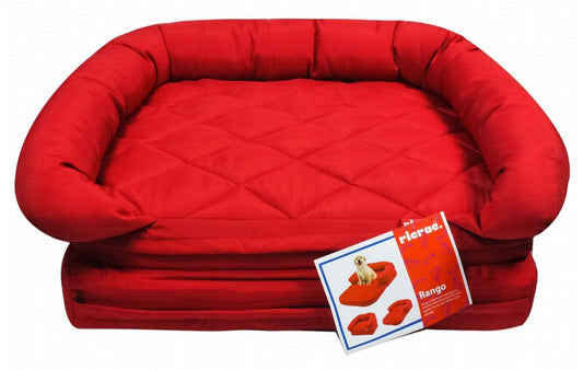 Ricrac bed Rango- Foldable Pet Sofa Bed  BURGUNDY INDOORS  75x110x15 CM