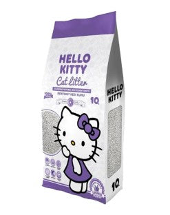 Hello Kitty White Bentonite Clumping Cat Litter Lavender Scent10 L