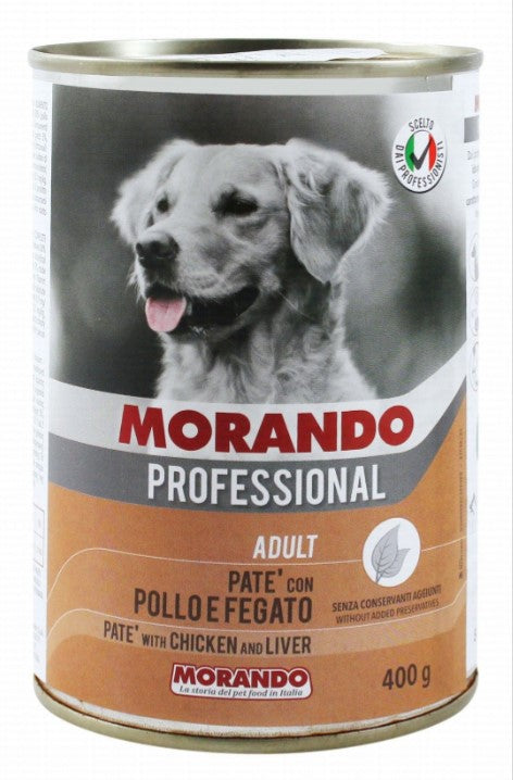Morando Professional Pate with Chicken & Liver for Adult Dogs 400gm