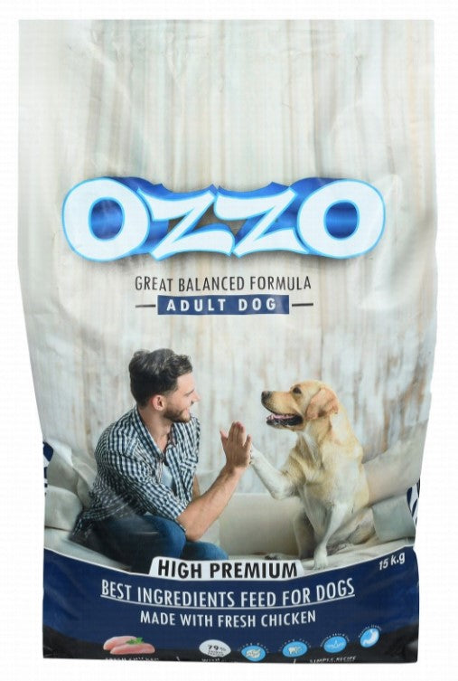 Ozzo Dry Food with Chicken for Sensitive Adult Dogs 15KG