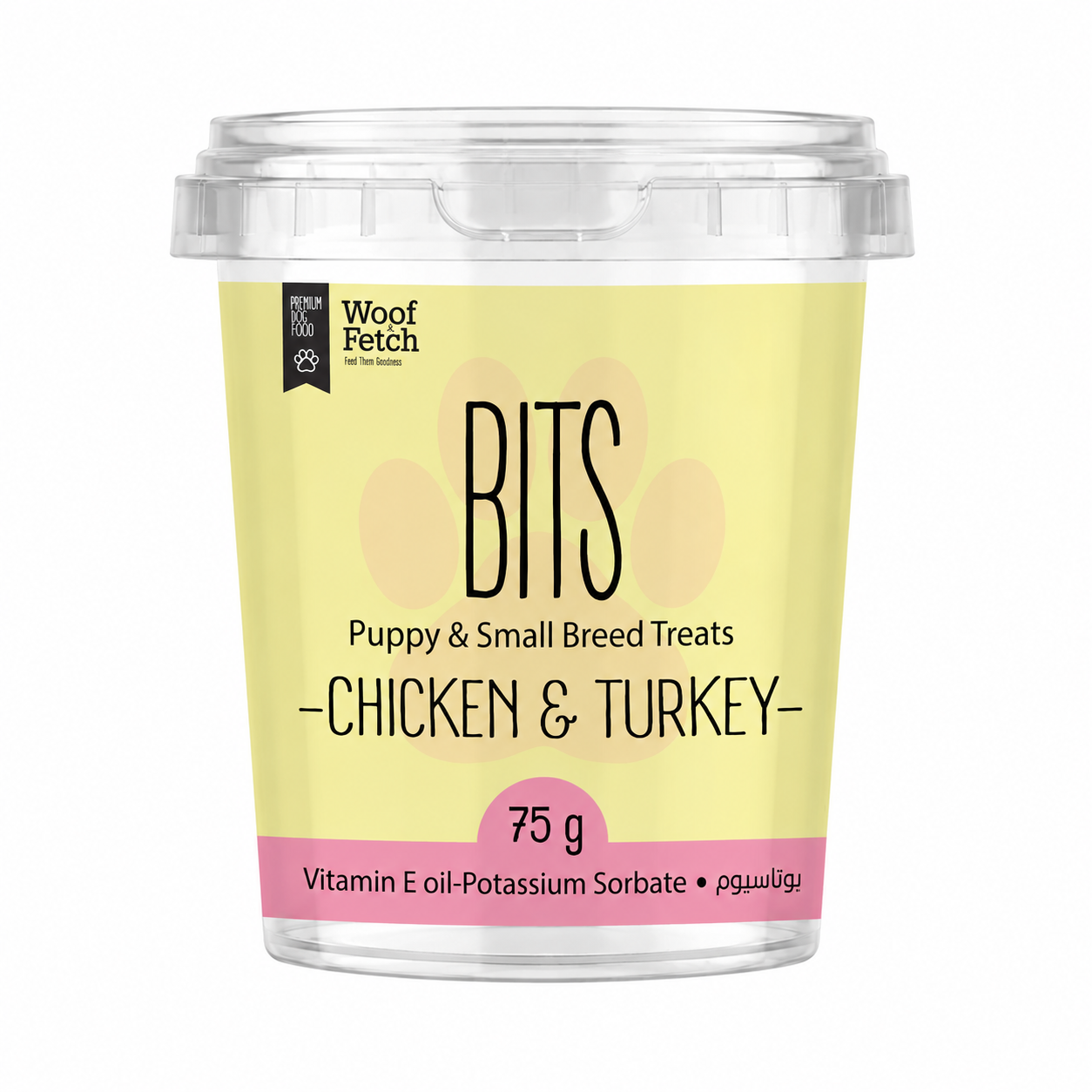 Woof & Fetch Bits chicken & turkey 75g