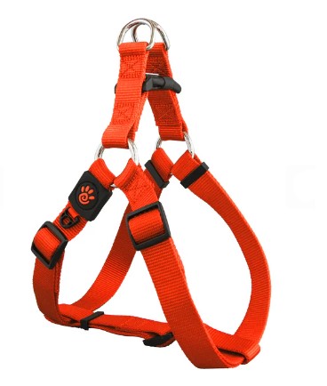 DOCO Signature medium orange Nylon Dog Harness (53-77x2.0cm)