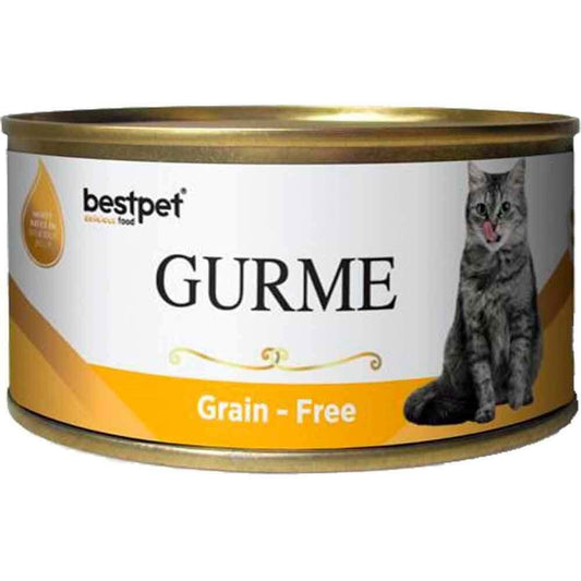 Bestpet Gurme Wet Food Chunks with Chicken in Jelly for Adult Cats 100gr