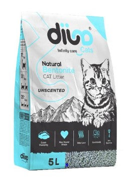Dija Eco-Friendly Natural Bentonite Clumping Litter Unscented 5 L