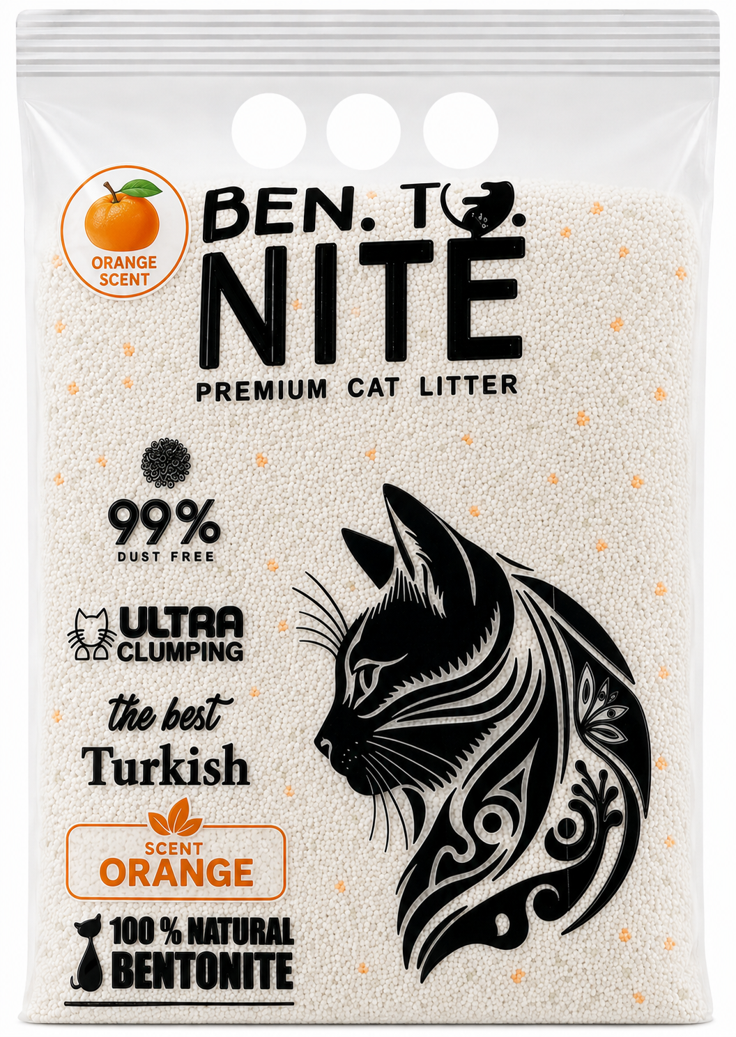 Ben To Nite cat litter orange Scented 20 L
