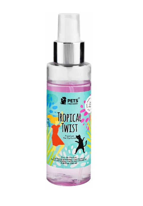 Pets Republic Antibacterial Pet Perfume Tropical Twist Scent - methanol free100 ml