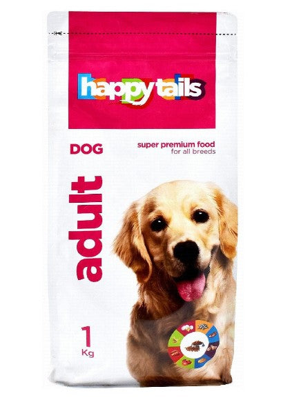 Happy Tails Dry Food for Adult Dogs1 kg