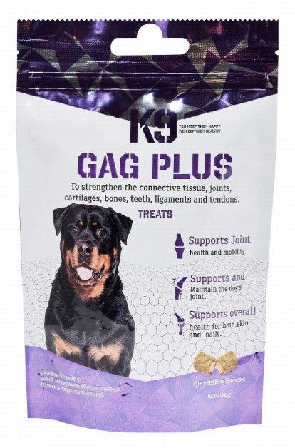 K9 Gag Plus Dog Treats 80 GM