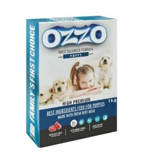 Ozzo Dry Food with Beef for Sensitive Puppies 1kg