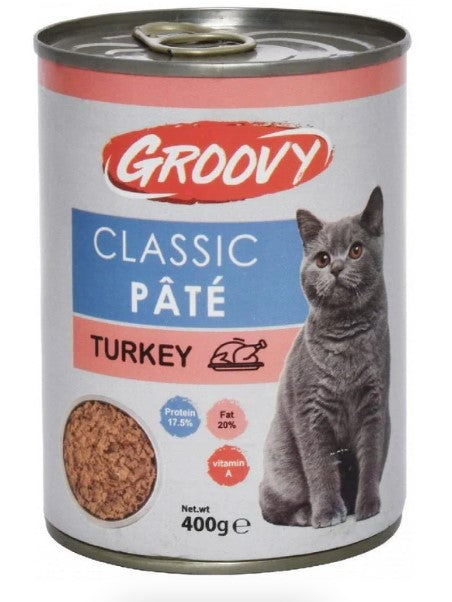 Groovy Classic Cat Pate with Turkey400 gr