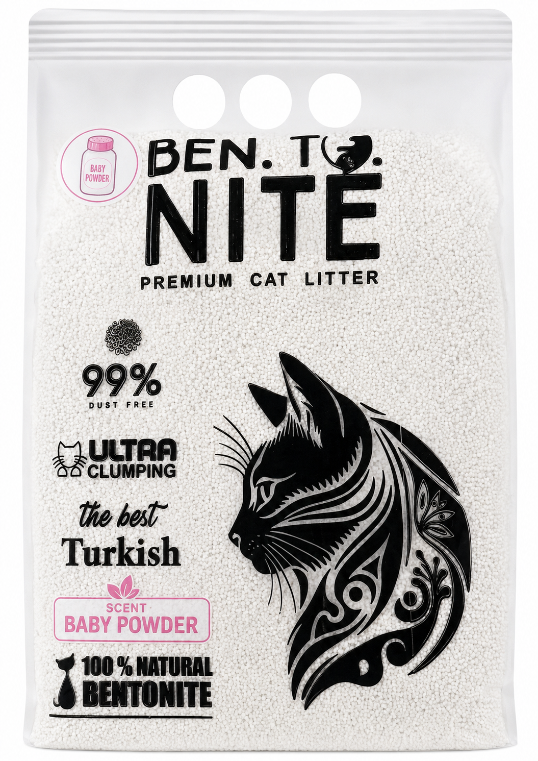 Ben To Nite cat litter baby powder Scented 5L