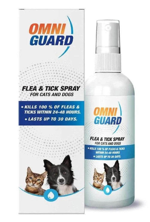 Omni Guard Flea & Tick Spray for Cats & Dogs 125ml