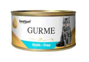 Bestpet Gurme Wet Food Chunks with Tuna & Anchovy in Jelly for Adult Cats