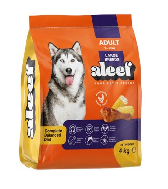 Aleef  dry food for large breed 4KG