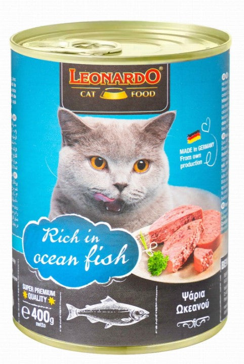 Leonardo Complete Wet Food with Fish for Adult Cats (3-5kg)400 gr