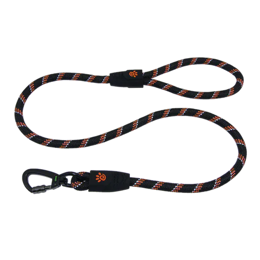DOCO dog Leash small reflective orange & black 150cm