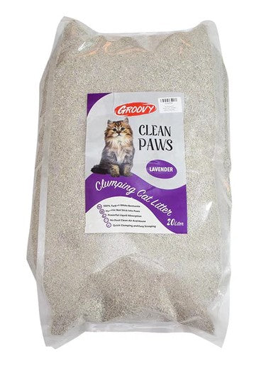 GROOVY CAT LITTER LAVENDER 20L