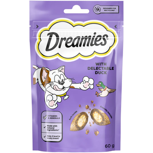 Dreamies Cat Treats duck Flavor 60 gr