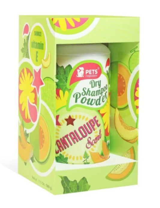 Pets Republic Dry Shampoo Powder Cantaloupe Scent500 gr