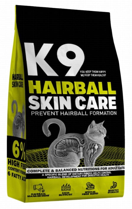 K9 Anti-Hairball Dry Food for Adult Cats 2kg
