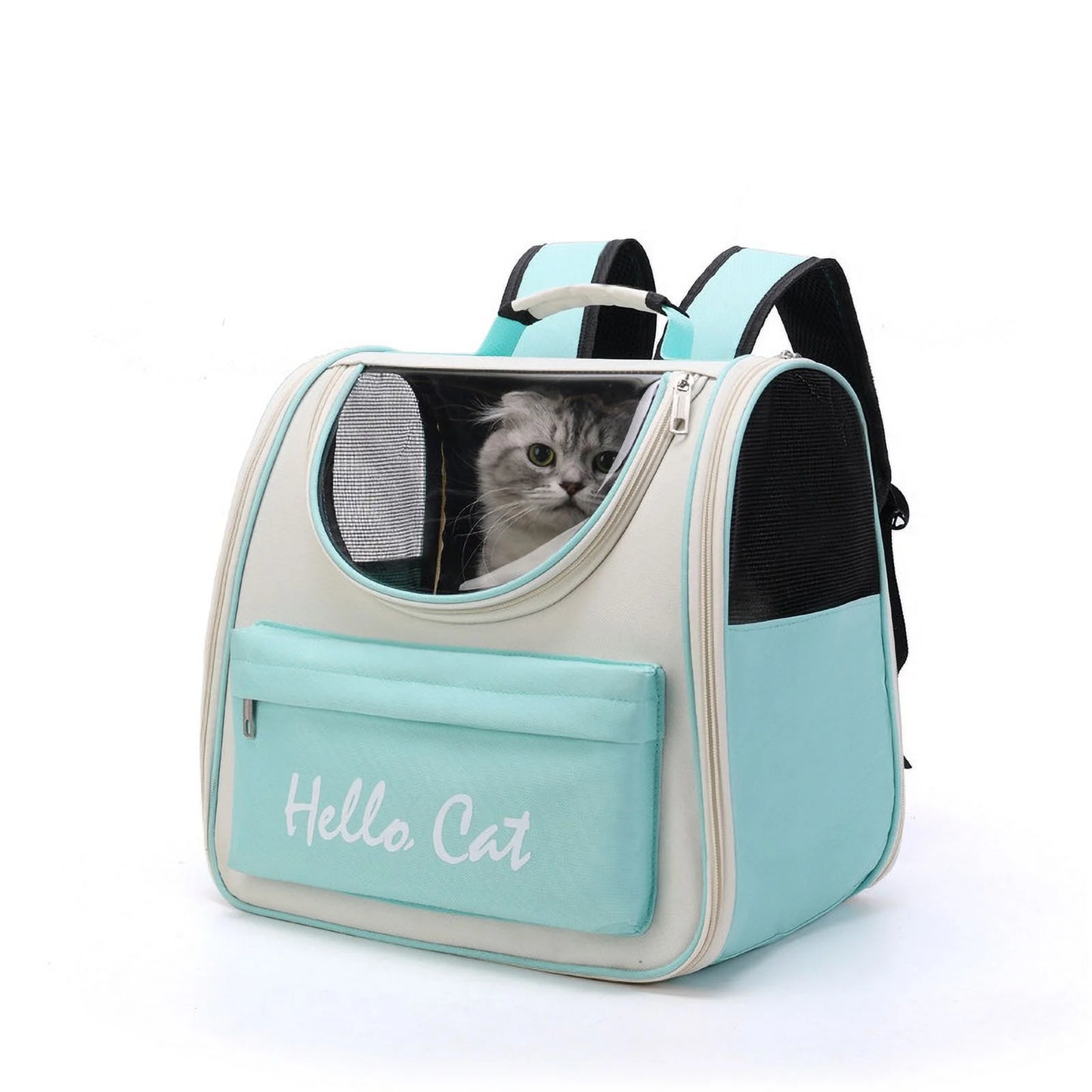 Backpack hello cat mint