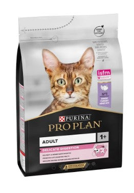 Purina Pro Plan Opti Digest Dry Food with Turkey for Delicate Adult Cats (1+ Years)