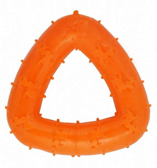 Orgo orange Triangle Shaped Dog Chew Toy
