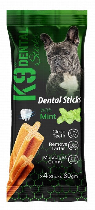 k9 dental sticks mint for dogs 80gm
