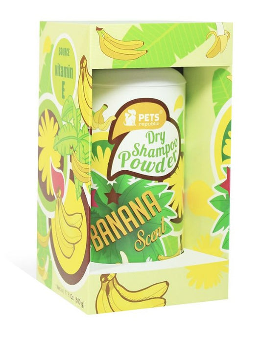 Pets Republic Dry Shampoo Powder Banana Scent500 gr