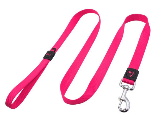 Doco Medium Pink Nylon Dog Leash (120x2cm)