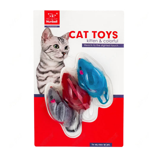 Nunbell cat toy colorful 1pcs