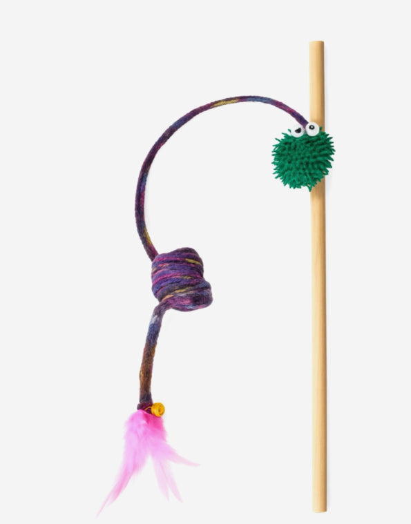 Naomi green cat toy