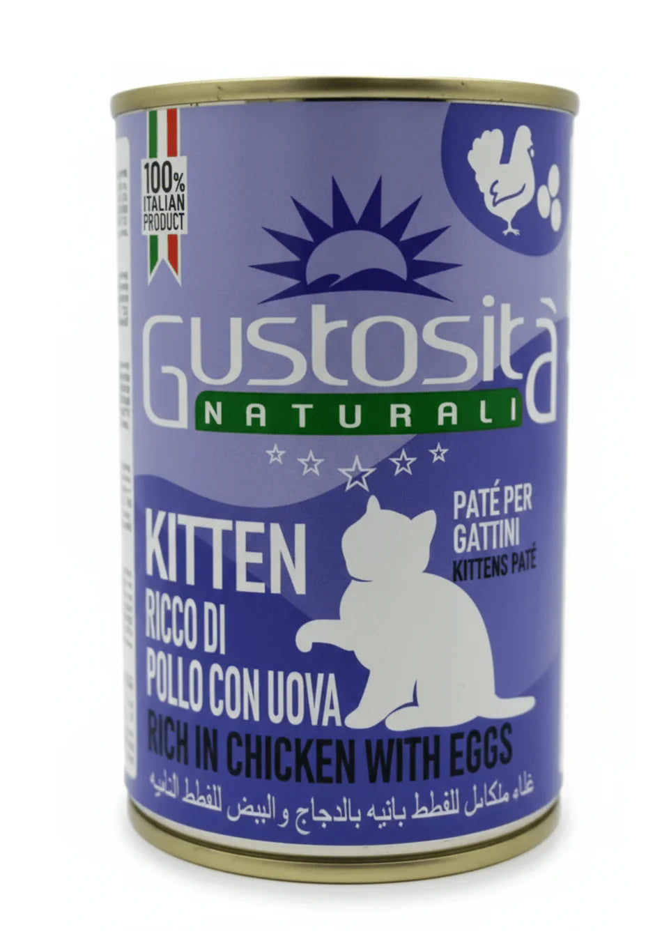 Gustosita wet pate with chicken for kitten 400g