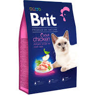 Brit dry food with chicken for adult cat 300g