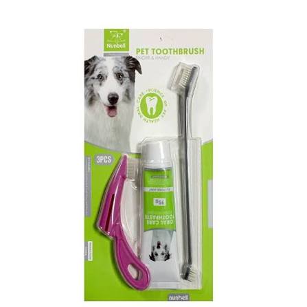 Nunbell toothpaste and brush set 3pcs