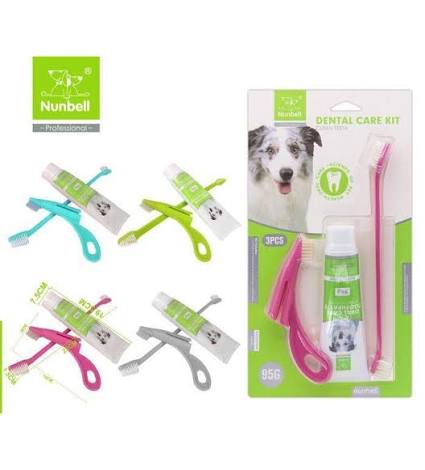 Nunbell toothpaste and brush set 3pcs