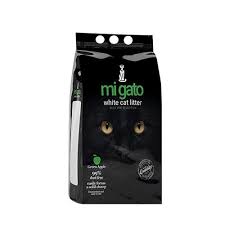 Mi Gato White Clumping Cat Litter Green Apple Scent10 kg